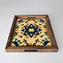 Aberto Design REF012 Bandeja de Madera Maciza, 48x38 cm